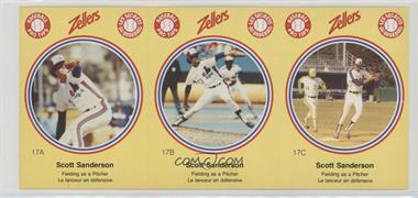 1982 Zellers Baseball Pro Tips Montreal Expos - [Base] #17 - Scott Sanderson [Noted]