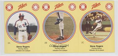 1982 Zellers Baseball Pro Tips Montreal Expos - [Base] #2 - Steve Rogers