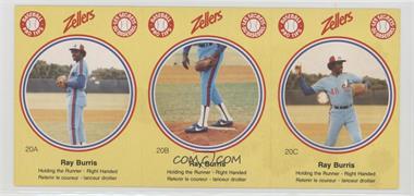 1982 Zellers Baseball Pro Tips Montreal Expos - [Base] #20 - Ray Burris [Noted]