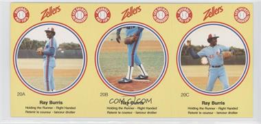 1982 Zellers Baseball Pro Tips Montreal Expos - [Base] #20 - Ray Burris
