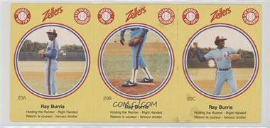 1982 Zellers Baseball Pro Tips Montreal Expos - [Base] #20 - Ray Burris [Noted]