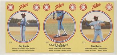 1982 Zellers Baseball Pro Tips Montreal Expos - [Base] #20 - Ray Burris