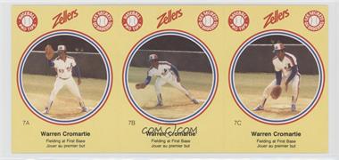 1982 Zellers Baseball Pro Tips Montreal Expos - [Base] #7 - Warren Cromartie