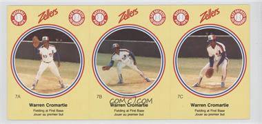 1982 Zellers Baseball Pro Tips Montreal Expos - [Base] #7 - Warren Cromartie