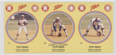 1982 Zellers Baseball Pro Tips Montreal Expos - [Base] #8 - Chris Speier [Noted]
