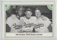 1953- Joe Black, Chuck Dessen and Duke