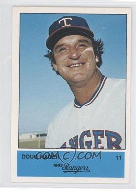 1983 Affiliated Food Stores Texas Rangers - [Base] #11 - Doug Rader