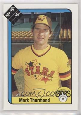 1983 Baseball Hobby News Las Vegas Stars - [Base] #_MATH - Mark Thurmond