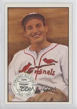 1983 Big League Collectibles Original All-Stars from the Game of the Century - [Base] #23 - Pepper Martin /10000