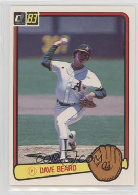 1983 Donruss - [Base] #113 - Dave Beard