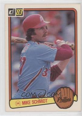 1983 Donruss - [Base] #168 - Mike Schmidt