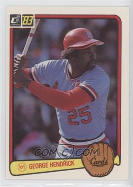 1983 Donruss - [Base] #404 - George Hendrick