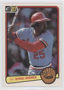 1983 Donruss - [Base] #404 - George Hendrick