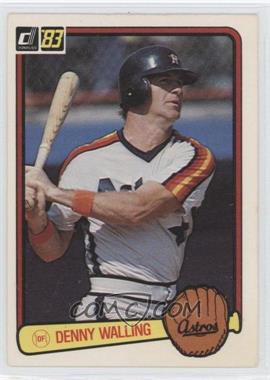 1983 Donruss - [Base] #419 - Denny Walling