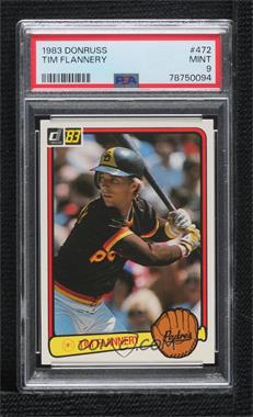 1983 Donruss - [Base] #472 - Tim Flannery [PSA 9 MINT]