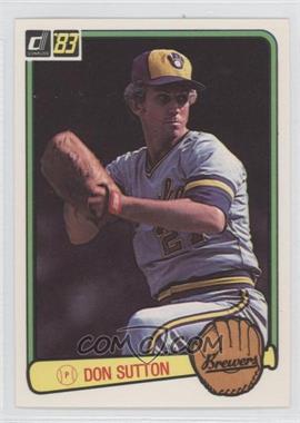 1983 Donruss - [Base] #531.2 - Don Sutton (Green Border Around Photo)