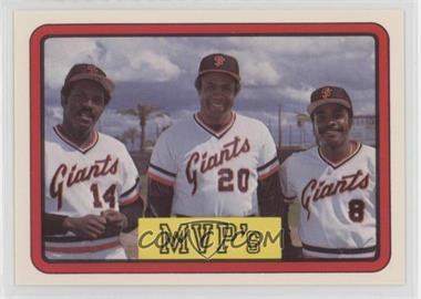 1983 Donruss - [Base] #648 - MVP's (Vida Blue, Frank Robinson, Joe Morgan)