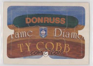 1983 Donruss - Ty Cobb Puzzle Pieces #4-6 - Ty Cobb