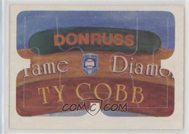 1983 Donruss - Ty Cobb Puzzle Pieces #4-6 - Ty Cobb