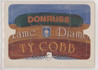 1983 Donruss - Ty Cobb Puzzle Pieces #4-6 - Ty Cobb