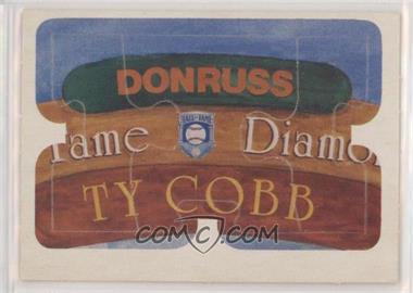 1983 Donruss - Ty Cobb Puzzle Pieces #4-6 - Ty Cobb