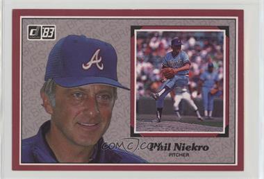1983 Donruss Action All Stars - [Base] #12 - Phil Niekro [Noted]