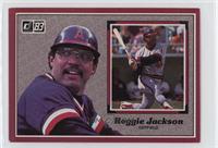 Reggie Jackson (Red Box on Back Only for Biographical Data)