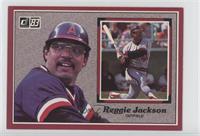 Reggie Jackson (Red Box on Back Only for Biographical Data)
