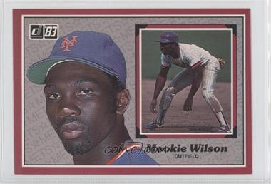 1983 Donruss Action All Stars - [Base] #32 - Mookie Wilson