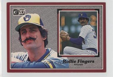 1983 Donruss Action All Stars - [Base] #33 - Rollie Fingers [Noted]