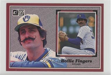 1983 Donruss Action All Stars - [Base] #33 - Rollie Fingers [Noted]