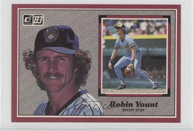 1983 Donruss Action All Stars - [Base] #56 - Robin Yount [Noted]