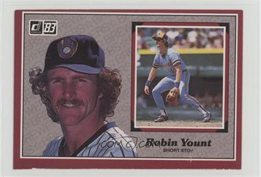 1983 Donruss Action All Stars - [Base] #56 - Robin Yount [Noted]