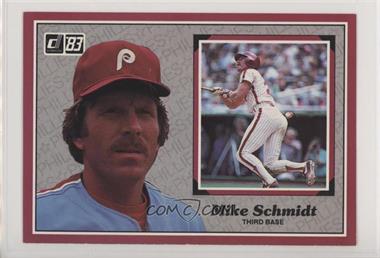 1983 Donruss Action All Stars - [Base] #57 - Mike Schmidt