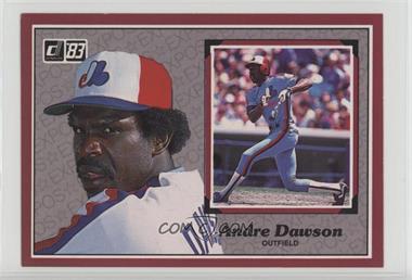 1983 Donruss Action All Stars - [Base] #9 - Andre Dawson [Noted]