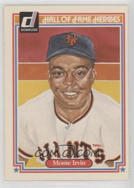 1983 Donruss Hall of Fame Heroes - [Base] #15 - Monte Irvin