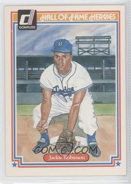 1983 Donruss Hall of Fame Heroes - [Base] #6 - Jackie Robinson