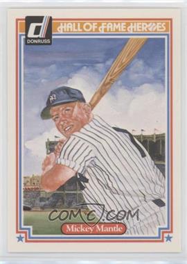 1983 Donruss Hall of Fame Heroes - [Base] #7 - Mickey Mantle