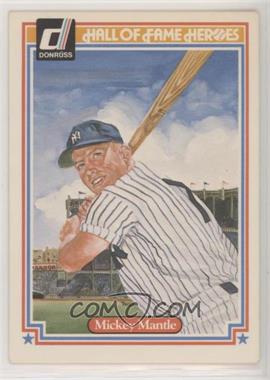 1983 Donruss Hall of Fame Heroes - [Base] #7 - Mickey Mantle