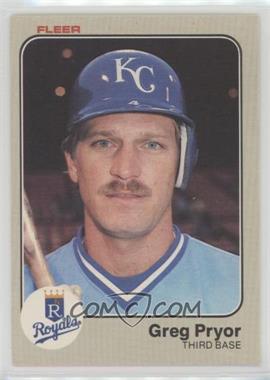 1983 Fleer - [Base] #121 - Greg Pryor