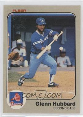 1983 Fleer - [Base] #139 - Glenn Hubbard