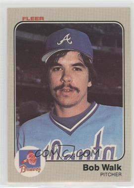 1983 Fleer - [Base] #149 - Bob Walk