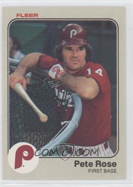 1983 Fleer - [Base] #171 - Pete Rose