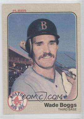 1983 Fleer - [Base] #179 - Wade Boggs