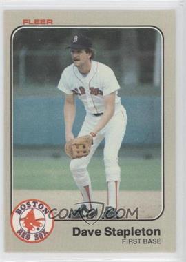 1983 Fleer - [Base] #196 - Dave Stapleton