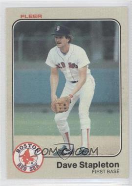 1983 Fleer - [Base] #196 - Dave Stapleton