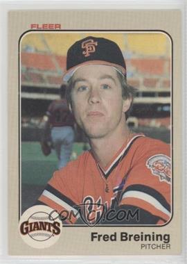 1983 Fleer - [Base] #254 - Fred Breining