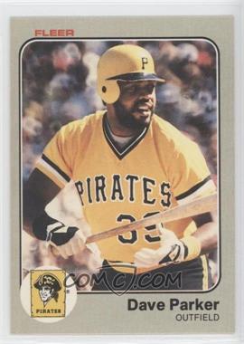 1983 Fleer - [Base] #315 - Dave Parker