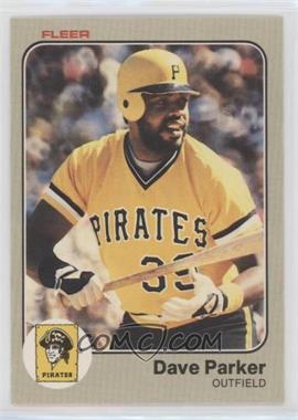 1983 Fleer - [Base] #315 - Dave Parker