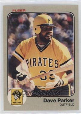 1983 Fleer - [Base] #315 - Dave Parker